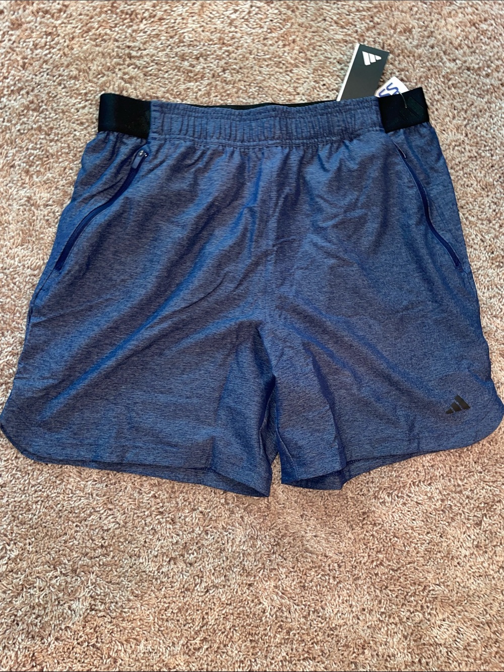 NWT Adidas Men’s Blue Performance Training Shorts size large